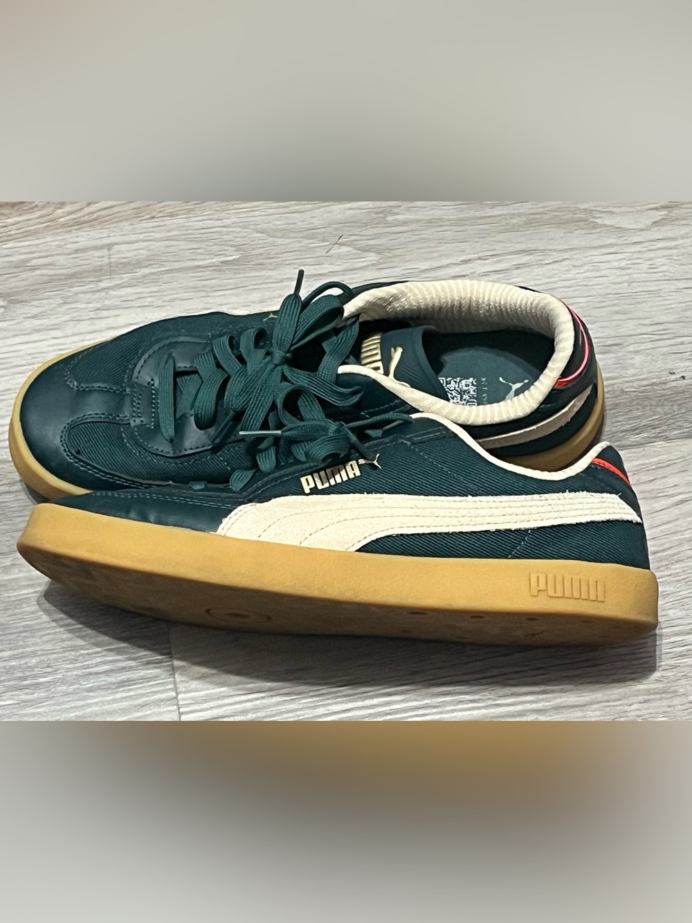 PUMA Club Ii Era Retro Run Mens 8.5 Green Sneakers Casual Shoes 40262101